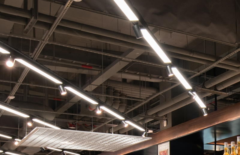 LG05M Slim AC220-240V LED LED Batten Pemasangan