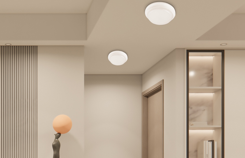 LG09A IP54 Aluminium Aluminium Dalaman LED Bentuk Bulkhead LED